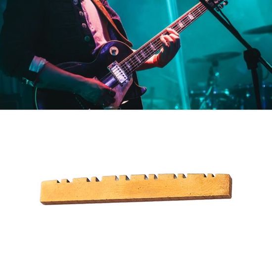 Yellow Parts Sillet De Tête Plastique Pour Guitare Type