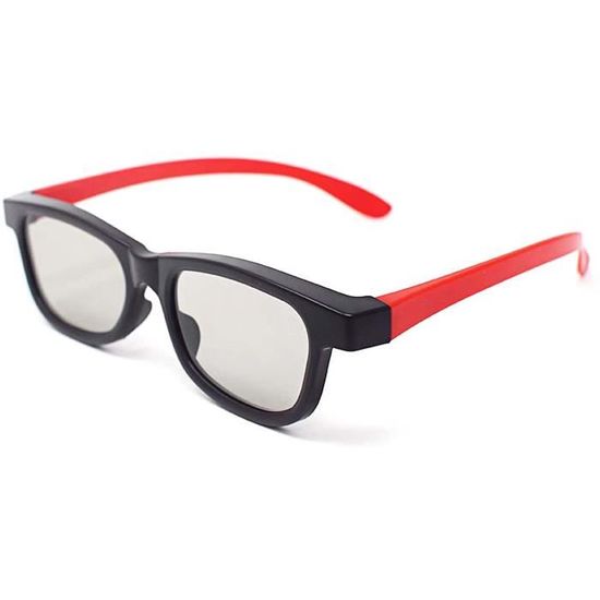 Pack Lunettes 3D Passives Pour Enfants - 7 Couleurs Arc-en-ciel - Compatible TV 3D Passives Et Cinéma RealD