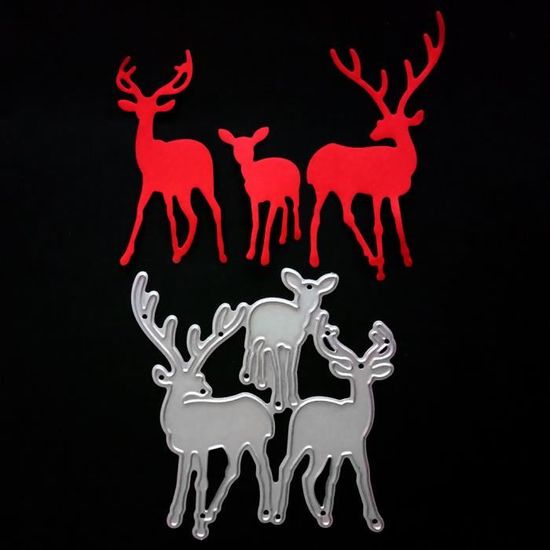 Groupe D'arbres Noël Métal Die Coupures Joyeuses Arbres