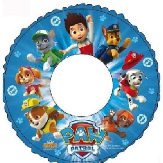 Bouée Gonflable Pat’ Patrouille – Diamètre 45 Cm – Pour Piscine, Lac Ou Mer – Dès 0 à 6 Ans