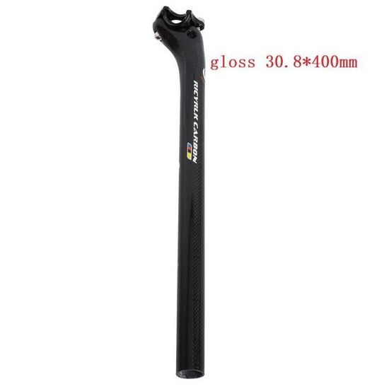 Tige De Selle VTT En Carbone - Longueur 350/400mm, Déport 20mm, Diamètres 27.2/30.8/31.6mm, Neuve