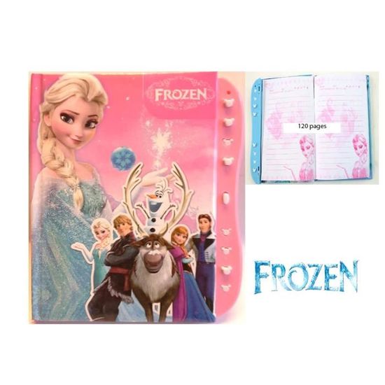 La reine des neiges journal intime electronique avec effets lumineux et sonores