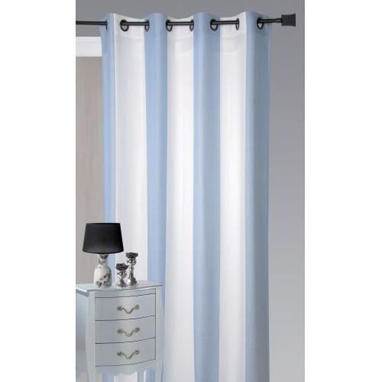 Rideau De Douche Rayures Bleu Vintage - Style Rétro Et Moderne - Imperméable 182 X 183 Cm - Ohocut - 8