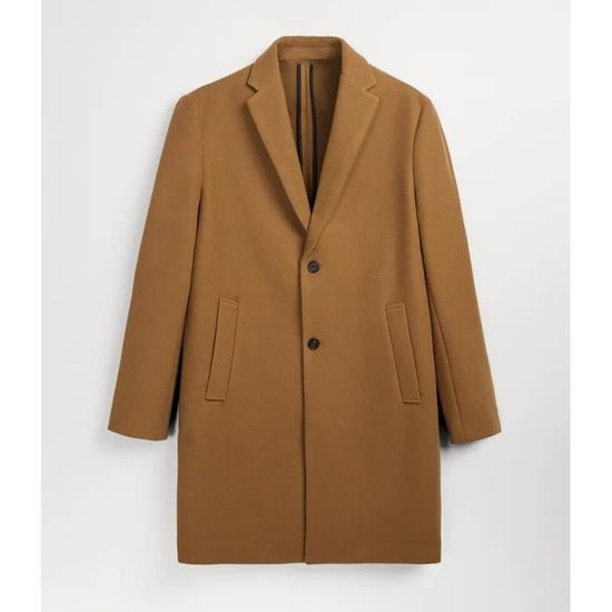 Trench Mi-long Pour Homme – Vintage, Coupe Classique, Doux Et Chaud, Polyvalent