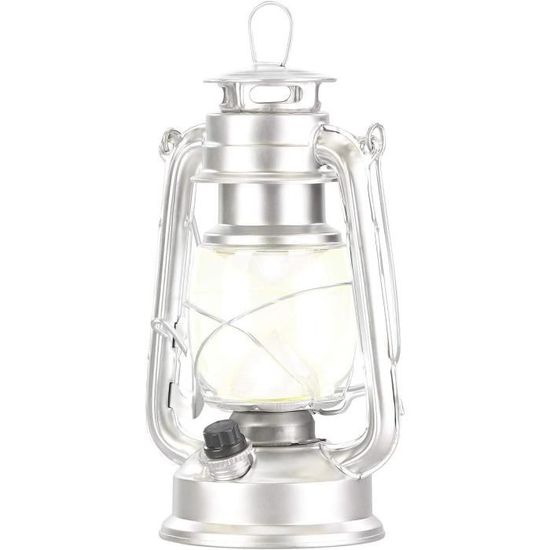 Lampe-Tempête LED Océan – Intensité Réglable, Effet Flamme Vacillante – Ambiance Rétro & Romantique