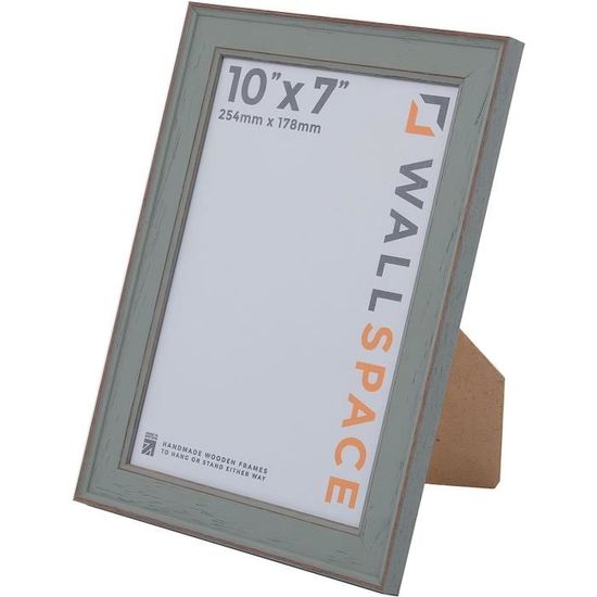 Cadre Photos Duo Shabby En Verre – Style Ancien, Dimensions 30x17,5 Cm