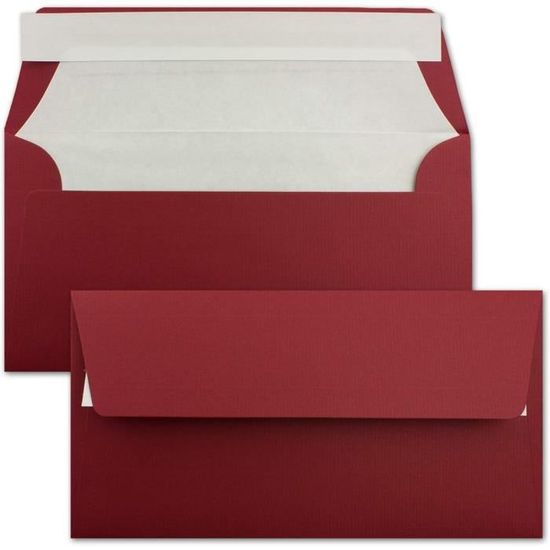Enveloppes DIN Long 110x220 Mm – Lot De 25, Vert Foncé, 120 G/m², Fermeture Autocollante
