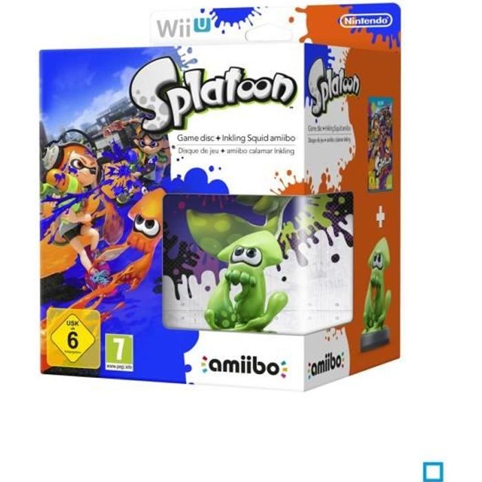 Splatoon + Amiibo Splatoon Squid Wii U - vue 2