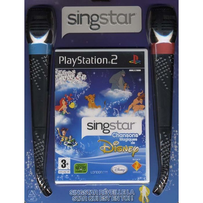 SINGSTAR DISNEY + MICROS / JEU CONSOLE PS2