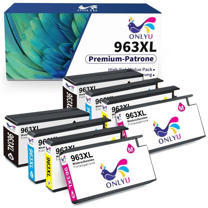 ONLYU 963 XL 8 Cartouche pour HP 963 XL HP 963XL compatibles avec