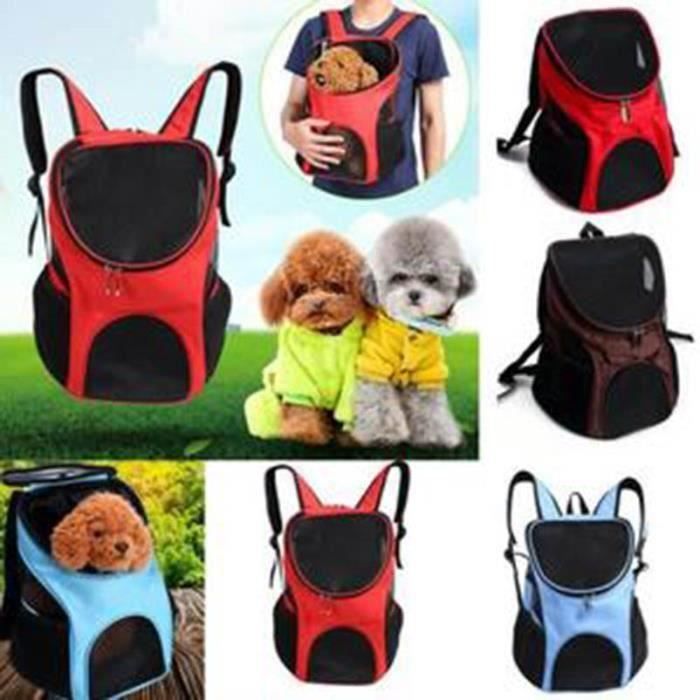 30*25*35cm Panier Sac Transport pour Chien - Chat avion, Sac a dos ventral pour chien - Chat, Porte chien ventral, Confortable，BLE