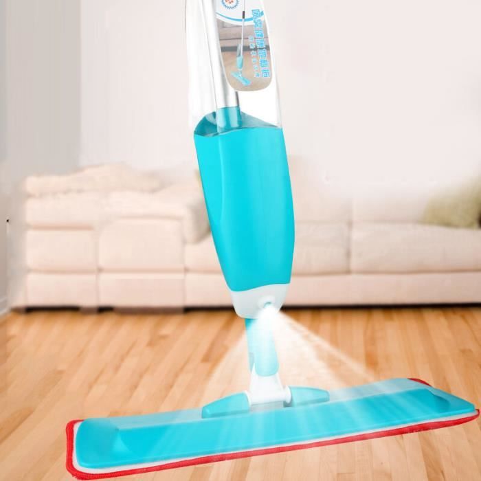 GODDESS-BALAI VAPORISATEUR VAPEUR NETTOYEUR SERPILLIÈRE VAPEUR AVEC RÉSERVOIR BALAI PULVÉRISATEUR À MAIN BLEU