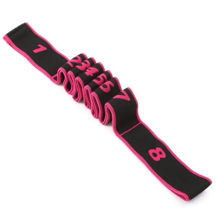Accessoires Fitness - Musculation,Yoga Stretch ceinture laçage résistance bande ceinture élastique danse ceinture - Type Rose