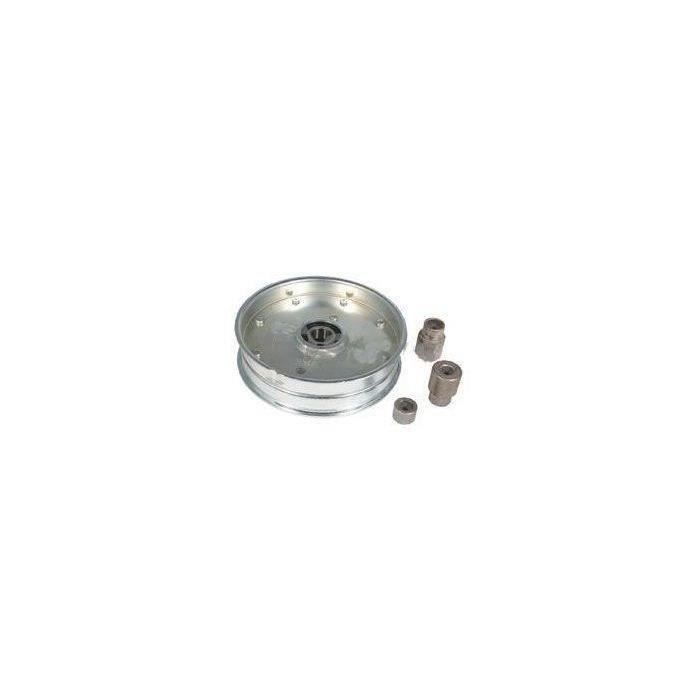 Poulie à gorge plate adaptable pour SCAG modèles 32-, 36-, 48-, 52- et 61- - H: 30,16mm, Ø ext: 131,76mm, Ø int: 9,52mm