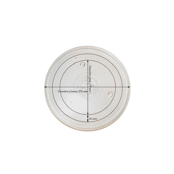 Plateau Diametre 270 mm pour Micro Ondes