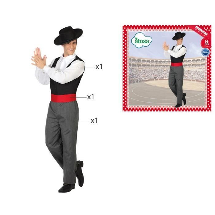 ATOSA Déguisement cordobes - Homme - Gris