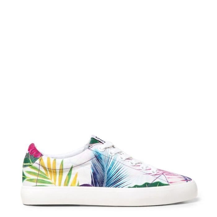 Chaussures Vulcanisées Sneker bio blanc