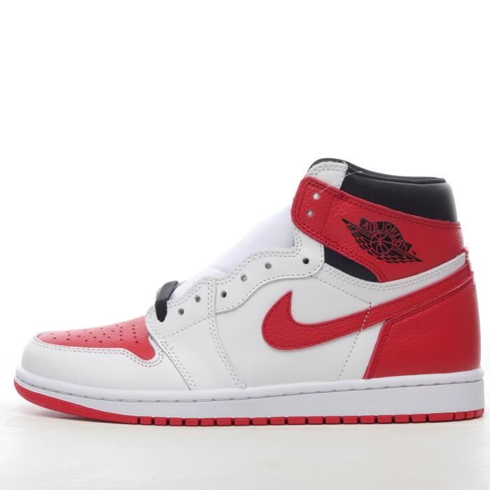 Airs-Jordans 1 Retro High Heritage 555088-161 BASKETS Homme Femme Sz-43