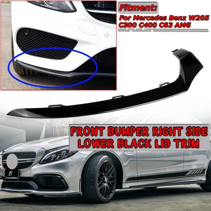 NEUFU Garniture Couvercle Pare-chocs Avant Droit Noir Pour Mercedes Benz W205 Classe C AMG