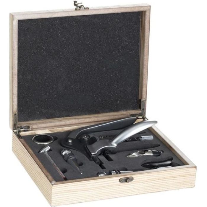 Coffret 9 Pièces Sommelier -Marc- 27cm Naturel Beige