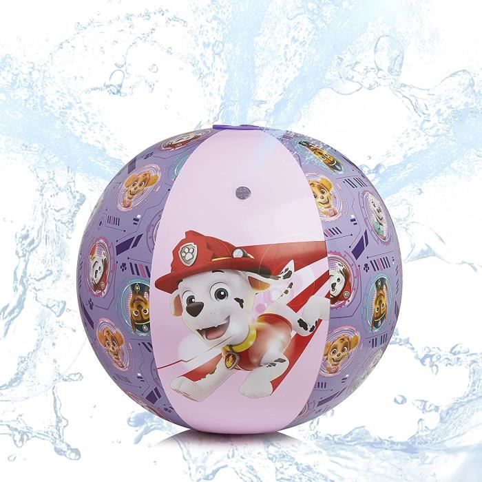 PAW PATROL Jeux Exterieur Enfant, Ballon Gicleur Gonflable pour Jardin, Jouet Arroseur Enfants avec Jets d'eau, Idée Cadeau Annivers