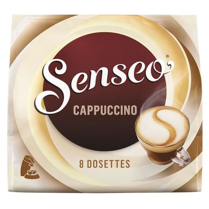 LOT DE 12 - SENSEO Cappuccino - 8 Dosettes de Café