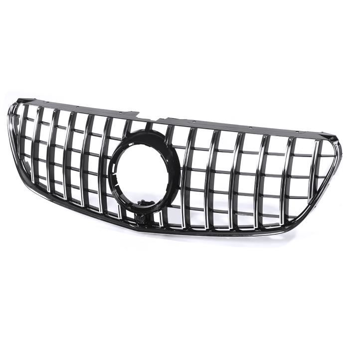 Grille calandre avant style GTR Pour Mercedes-Benz Classe V W447 V250 V260 2015-2018 Chrome Argent