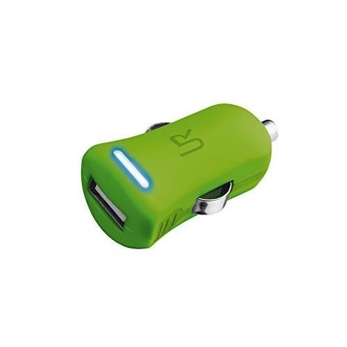 Chargeur allume cigare 1 port Vert 5 W