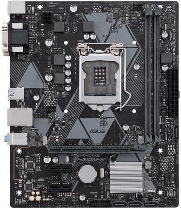 Carte mère ASUS PRIME H310M-K Intel H310 LGA 1151 2xDDR4 32GB Micro ATX - Asus