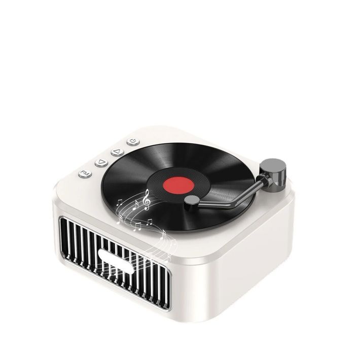 Haut-Parleur Bluetooth Rétro Vintage Rose - Son Stéréo Cristallin, Basses Riches, Portable Pour Maison, Fête Et Bureau