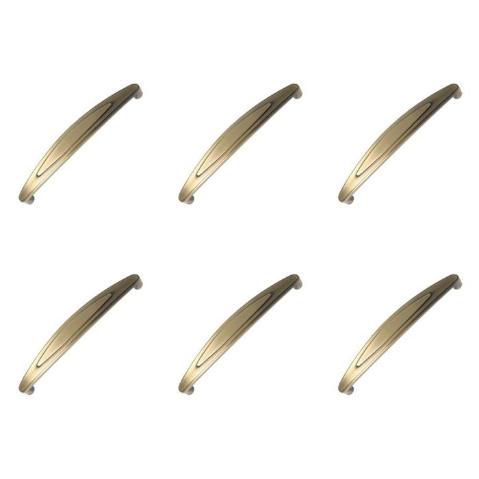 6 Un. Poignées De Meuble En Bronze Vieilli - Entraxe 96MM | Leroy Merlin