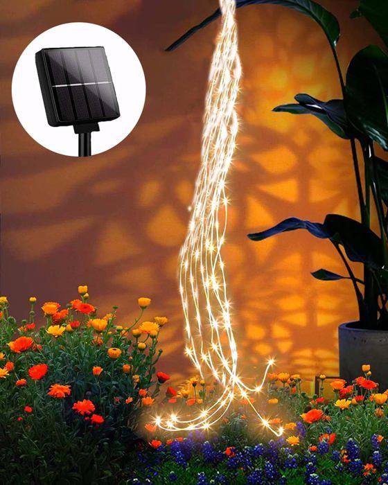 Guirlande Solaire Exterieur Luineuse Led - 15 Guirlandes Guinguette Solaires Luiere Extérieur