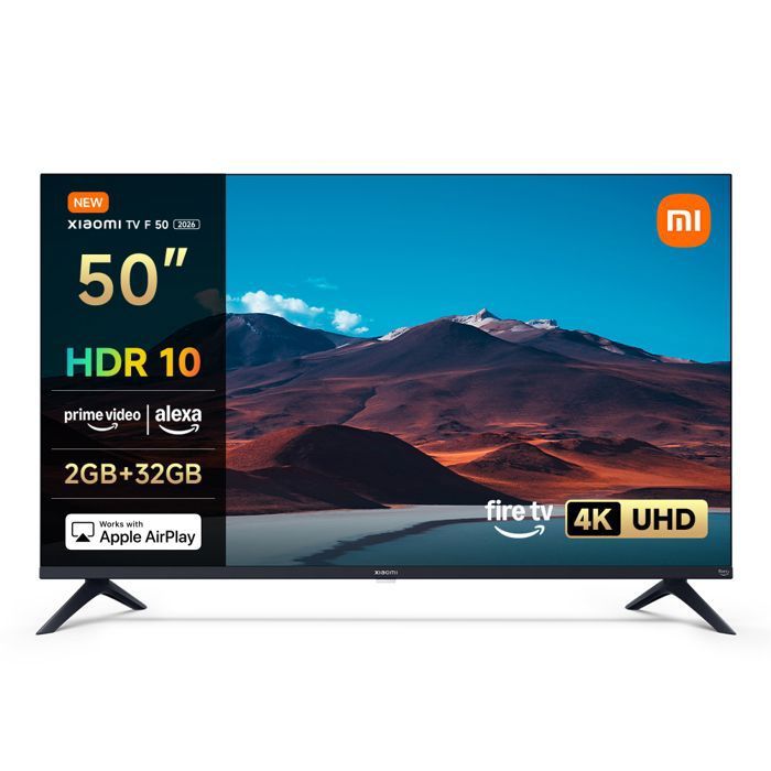 XIAOMI TV F 50 127 cm(50 Pouces) 4K UHD Smart TV Fire TV Contrôle Vocal Alexa HDR10 MEMC 2Go 32Go Game Boost Mode