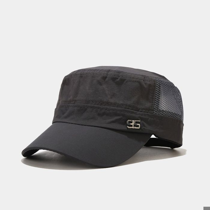 Casquette militaire pour homme casquette militaire ajustable casquette dété à dessus plat casquette de baseball casquette m