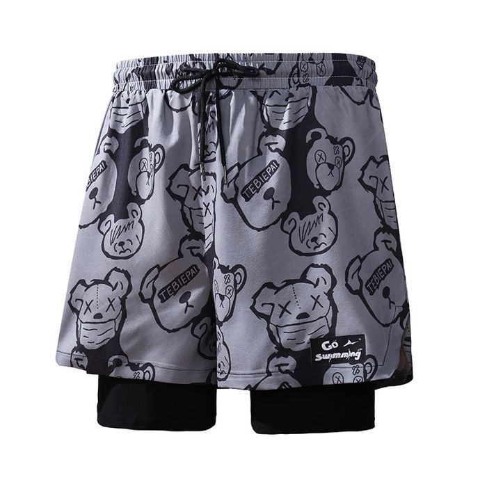 YnimioAOX Short De Bain Pour Homme à Séchage Rapide Avec