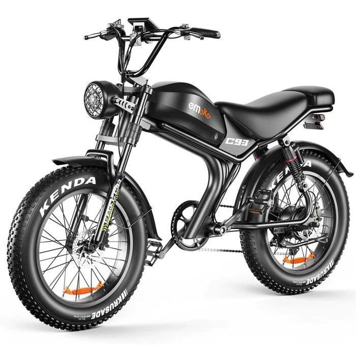 Vélo Électrique Cheevalry-C26PRO 250W 26 Pouces - Blanc - Autonomie 120km - Neuf
