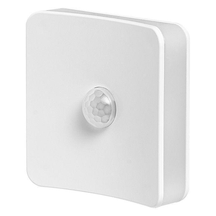 OSRAM Veilleuse LUNETTA SQUARE capteur de lumière du jour et de mouvement 0 3 W blanc forme carré effet de lumière de couleur RVB