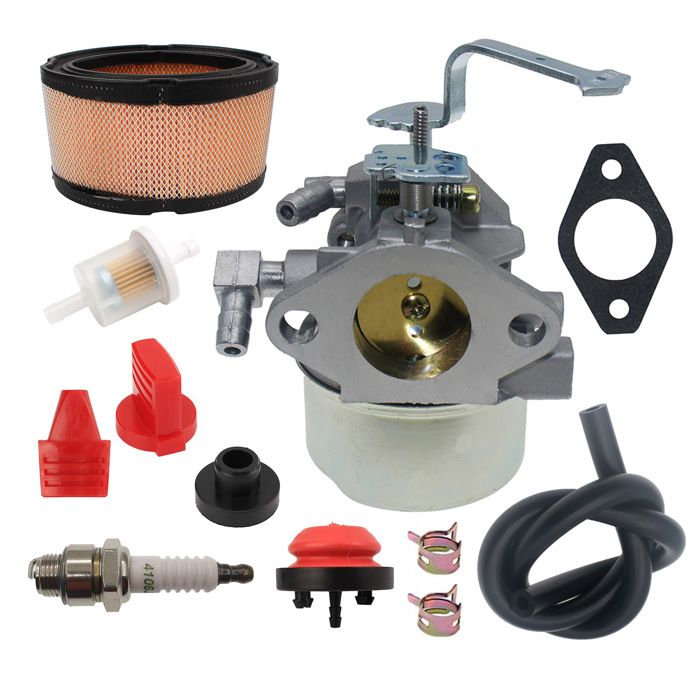Aexit Carburatore nuovo Carb per Tecumseh 640152A 640023 640051 640140 640152 Per motori HM80 HM90 HM100 8-10HP Tosaerba tosaerba w Guarnizione ID: 894096