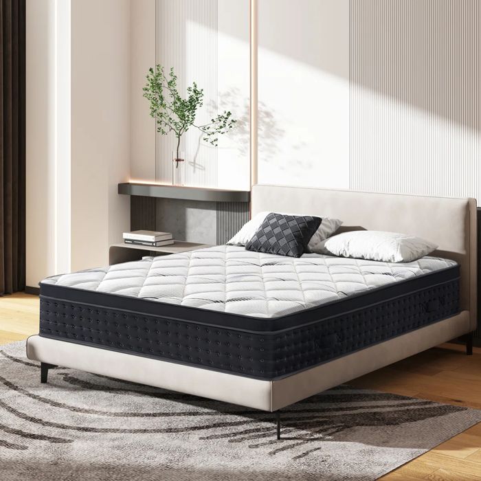 Matelas 90x200 Matelas en mousse 1 place Fermeté moyenne Agréable pour la peau et respirant 22 cm dépaisseur