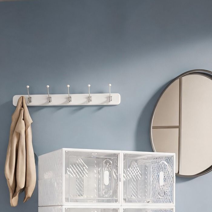 8 casiers en plastique transparent – Meuble à chaussures modulable 25x35x19 cm par compartiment