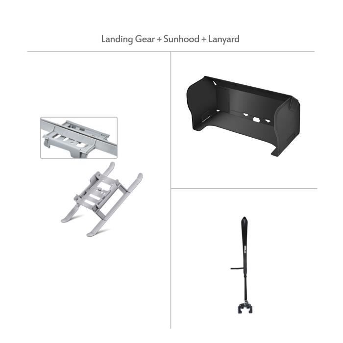 Train D'Atterrissage Pliable Pour DJI Mavic Air 2/2S - Quick Release - Protection Drone