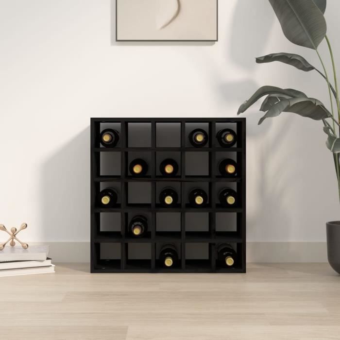 LEX Armoire à vin 80x32x80 cm Bois de chêne massif - Qqmora - AZN71629