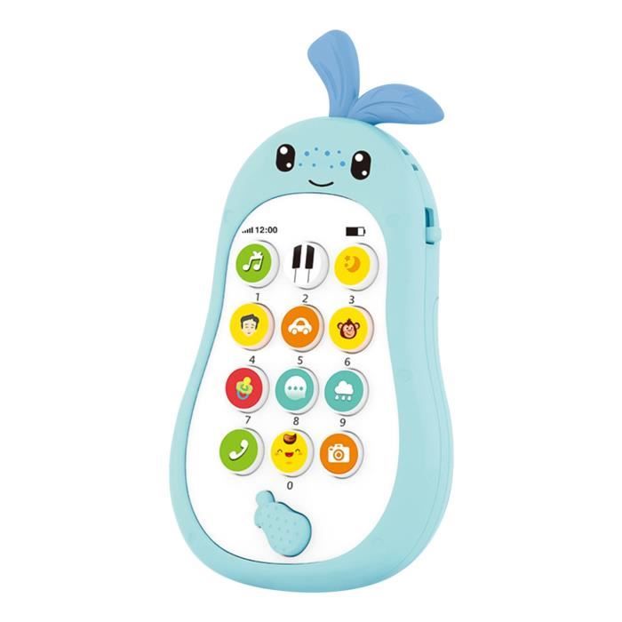 Jouet de téléphone pour enfants avec musique et vibration bilingue pour jouet  d'apprentissage précoce pour bébé b13717 - Cdiscount Jeux - Jouets