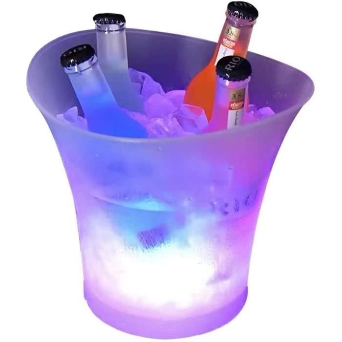 Seau à Glace avec Base, Seau à Champagne de Grande capacité, seaux à