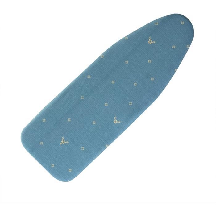 Housse De Planche à Repasser En Coton épais - Compatible 110 X 34 Cm, Résistante à La Chaleur, Avec Sangle De Fixation
