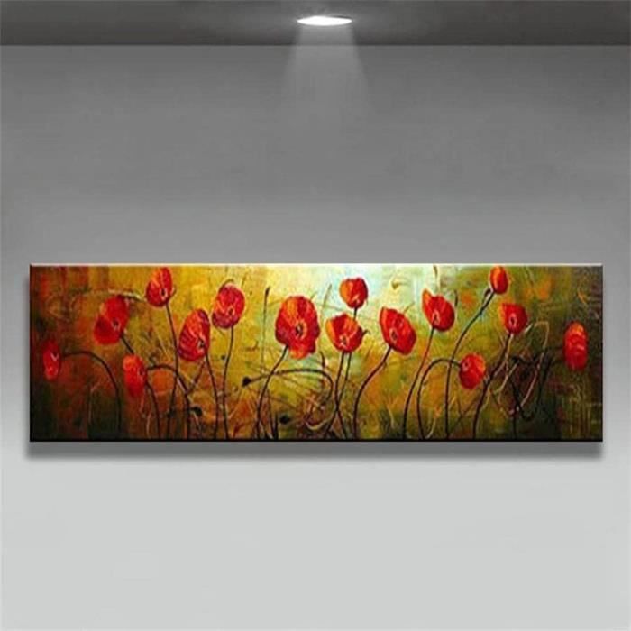 Kit Peinture Diamant Fleur Abstrait Grand Format 180x60 Cm - 5D Strass Ronds, Toile HD, DIY, Décoration Murale