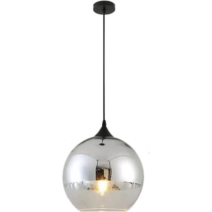 Lot De 3 Plafonnier Industriel Luminaire E27 Vintage Zaku Lustre Abat-jour En Métal Bois 160mm