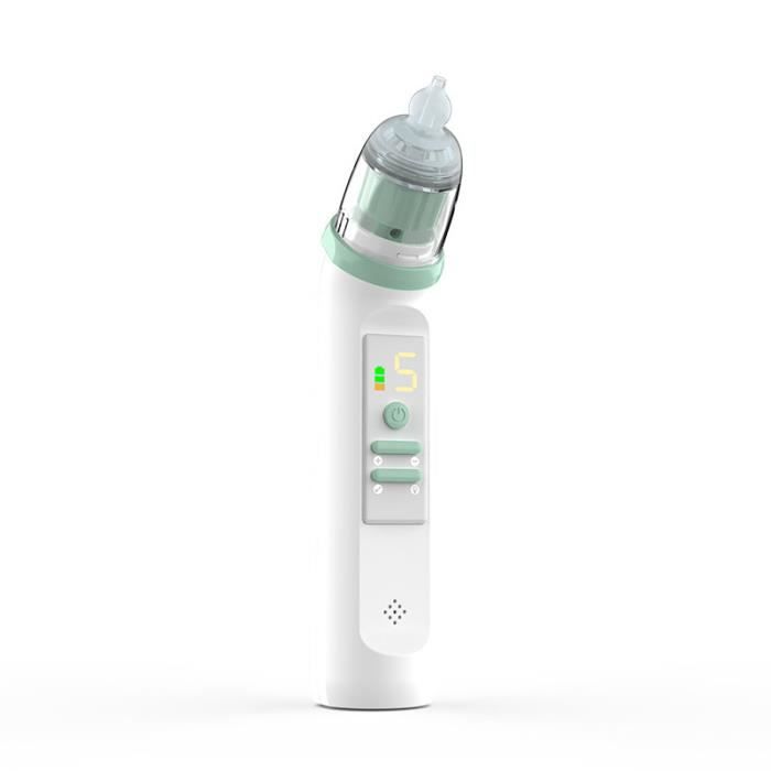 Aspirateur Nasal Bébé YSWOVUO Électrique - 5 Niveaux Aspiration, USB-C, Lumière Et Musique | Rechargeable
