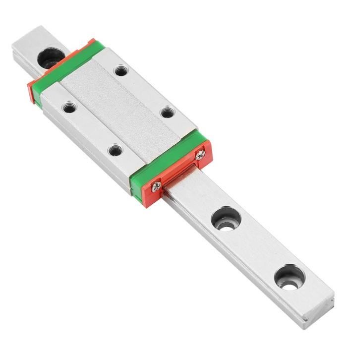 rail lin/éaire miniature de 300 mm MGN12 Rail de guidage de rail de mouvement lin/éaire Largeur de 12 mm avec 2 blocs de glissement MGN12B Rail de guidage lin/éaire