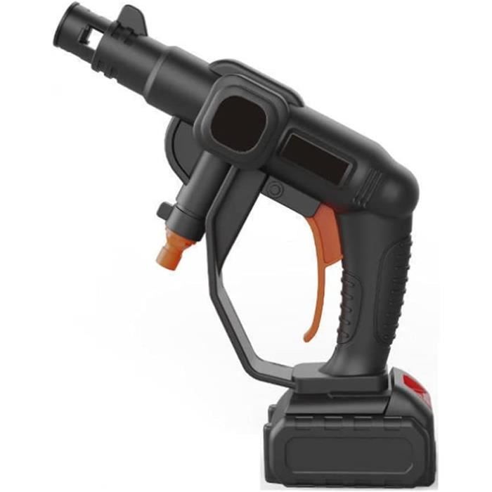 Nettoyeur Haute Pression Sans Fil 70 Bar – 2 Batteries 3,0Ah – Buse Réglable 6 En 1 – Débit 6L/min – Pour Voiture, Terrasse, Jardin - 11